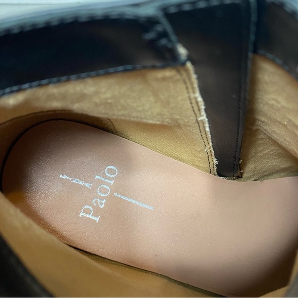 Paolo Black Square Toe Bootie 9M - Picture 13 of 15